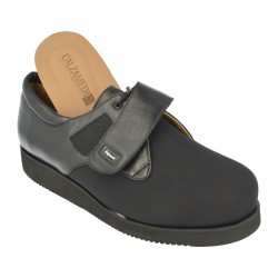 Mocasín velcro y cordón elástico ancho 16 7109001