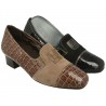 Mocasín ante coco charol ancho especial Piedeli 8273014