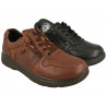 Cordón de G Comfort deportivo con cremallera lateral piel con membrana impermeable y piso de amortiguación con planta extraible