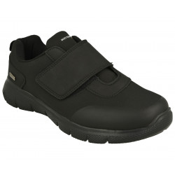 Zapatilla hombre simulando zapato con velcro Doctor Cutillas en negro